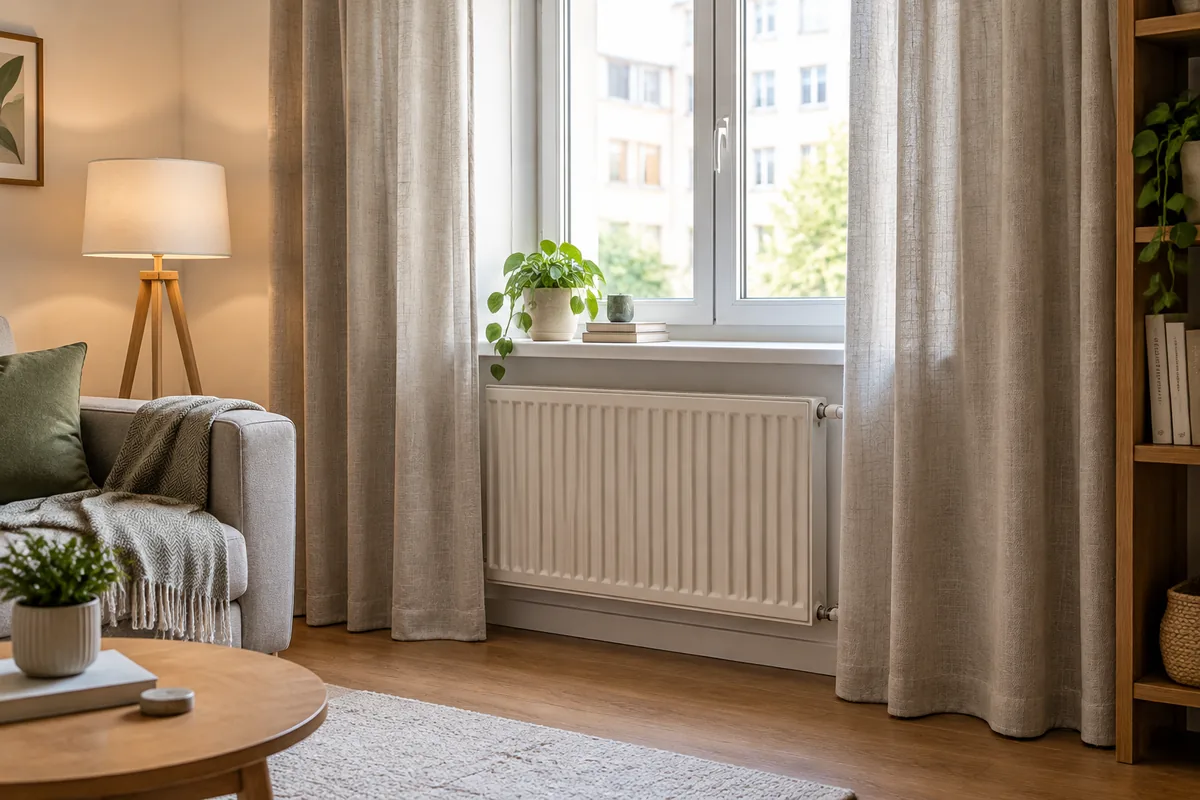 Comment choisir des rideaux pour une pièce avec un radiateur sous la fenêtre
