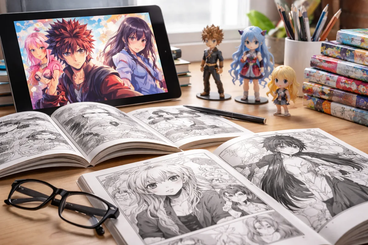 Comment les mangas influencent-ils les personnages d'anime et les séries ?