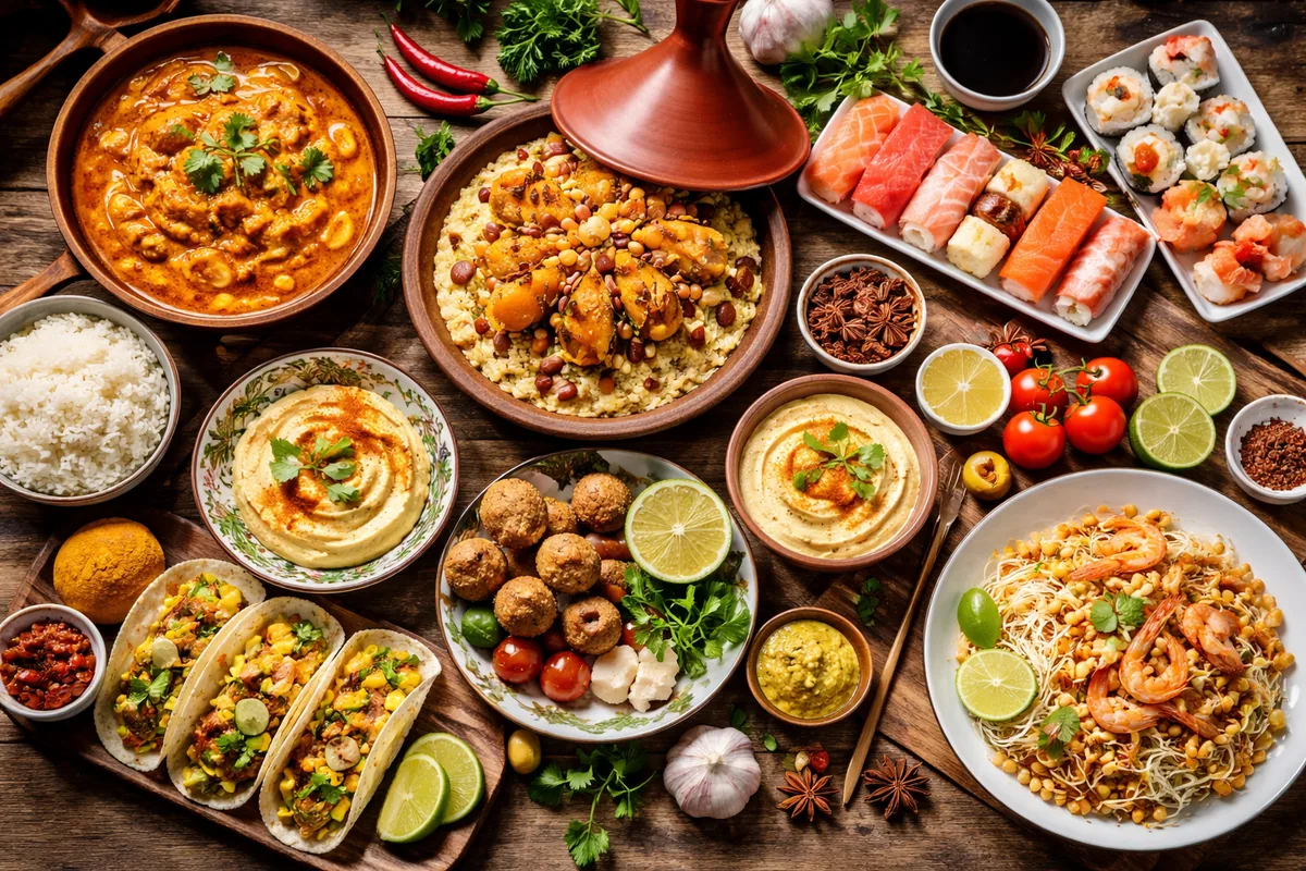 Comment découvrir les cuisines du monde à travers des plats typiques